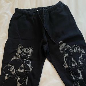 SOTO GANG black sweats with silver decals 🖤